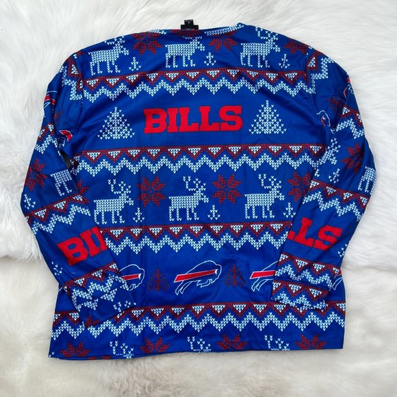 Buffalo Bills NFL Women's Crewneck Pajama Set FOCO Top & Pants NEW Women's XL - Picture 5 of 10
